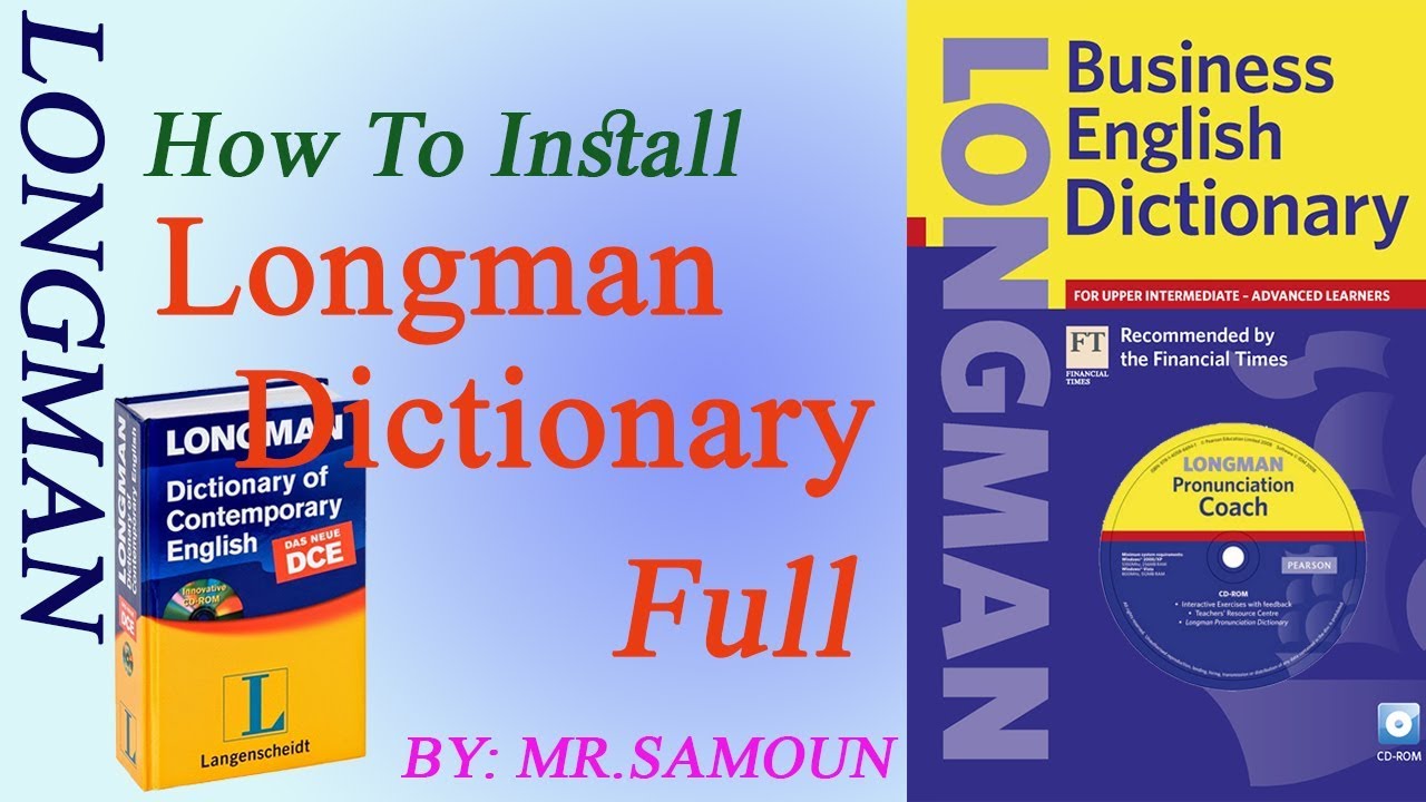 Longman Dictionary Of Contemporary English Download For Mac